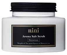 nini japan geranium aroma scrub salt