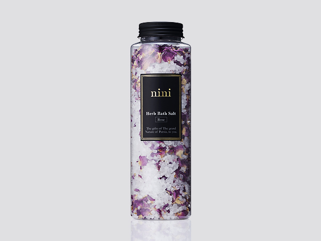 Rose Herb Bath Salt ナチュラル ローズバスソルト 340g | Nini Japan